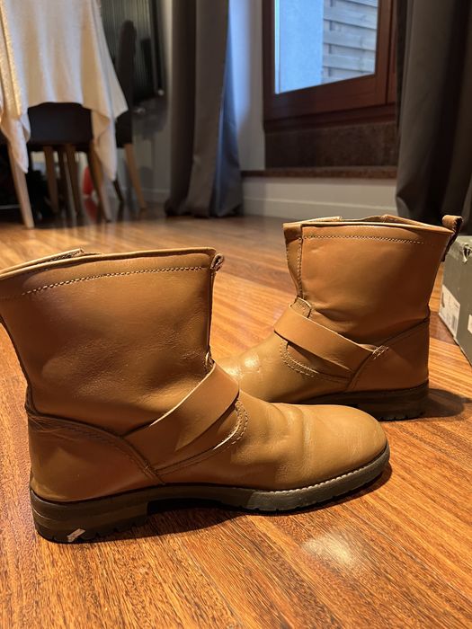 Męskie kozaki skórzane Tommy Hilfiger rozmiar 42
