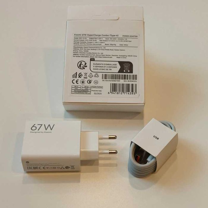 Nowa ładowarka do Xiaomi 67W