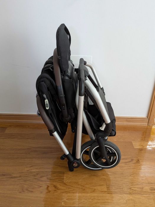 Carrinho bebe Cybex Eezy S Twist 2+ SLV Moon Black
