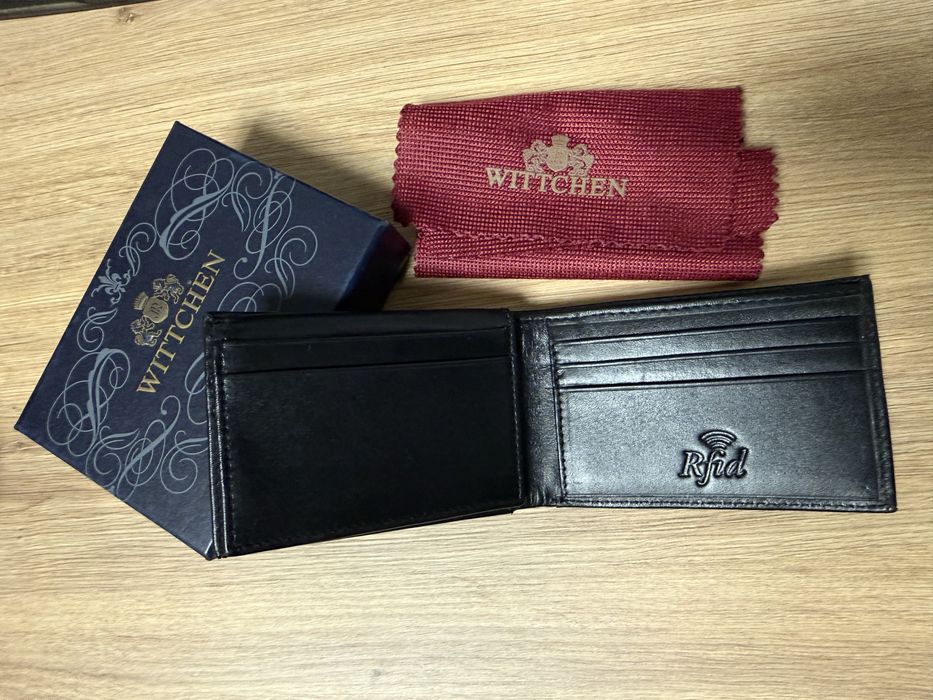 Nowy portfel Wittchen skóra, blokada RFID