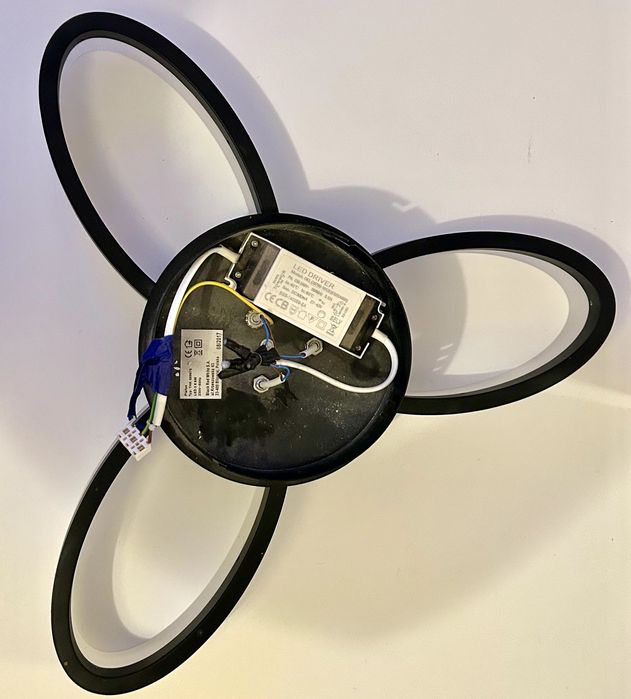 Wyjątkowy plafon LED SERVAL – nowoczesny design | chrom | LED