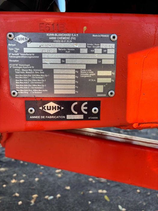 Opryskiwacz KUHN ATLANTIQUE 3200 Belka 28m 2014 rok