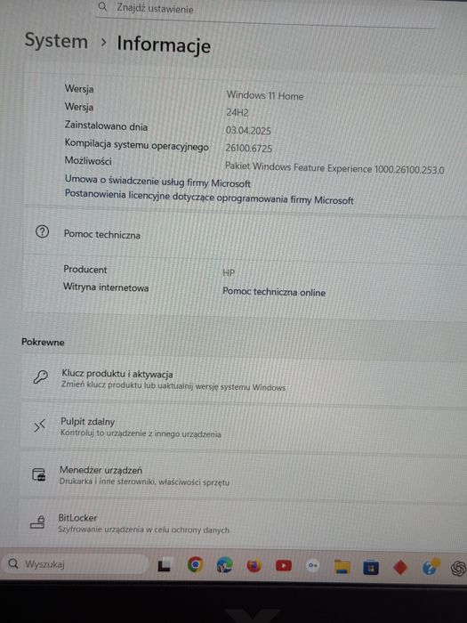 Laptop HP VICTUS 16-D0543NW i5-11400H 16/512GB RTX3050