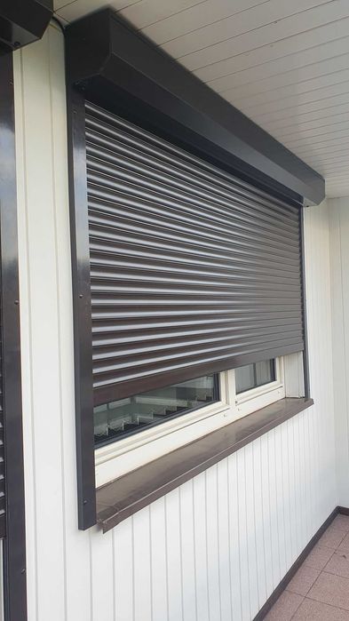 ROLETA ZEWNĘTRZNA brama ROLOWANA aluminiowa ocieplana