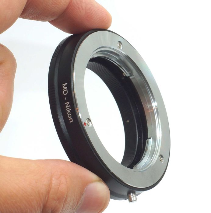 Adapter Minolta MD na Nikon AI do zdjęć makro kwiaty itp. bez soczewki