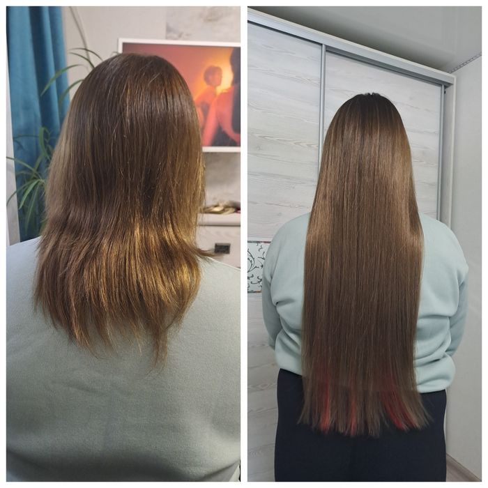 нарощування волосся біопротеїнове нарощення