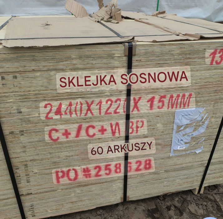 Sklejka sosnowa 15mm