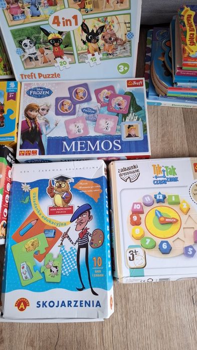 Puzzle i książeczki 3+