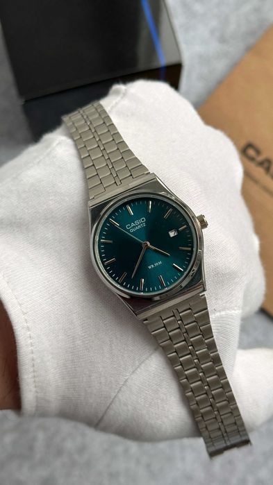 Годинник Casio MTP-VC01 Silver/Blue | Часы касио B-145 | касыо A159 AQ