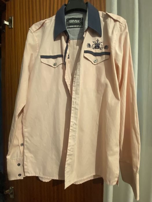 Camisa homem  rosa tamanho M