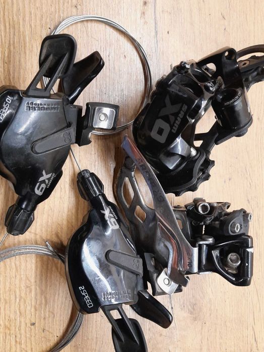 Przerzutka Sram x0 10s sram X9  + manetki X9 10s