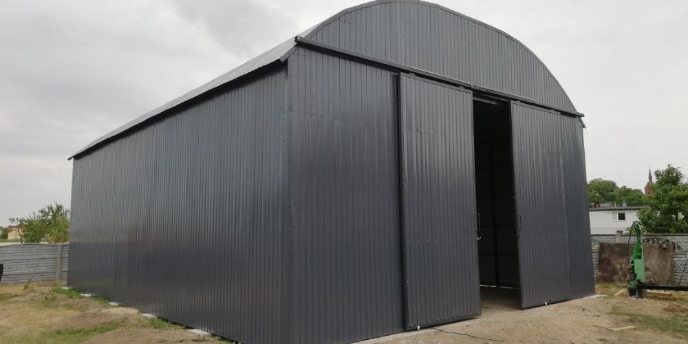 Hala łukowa wiata garaż obora magazyn
