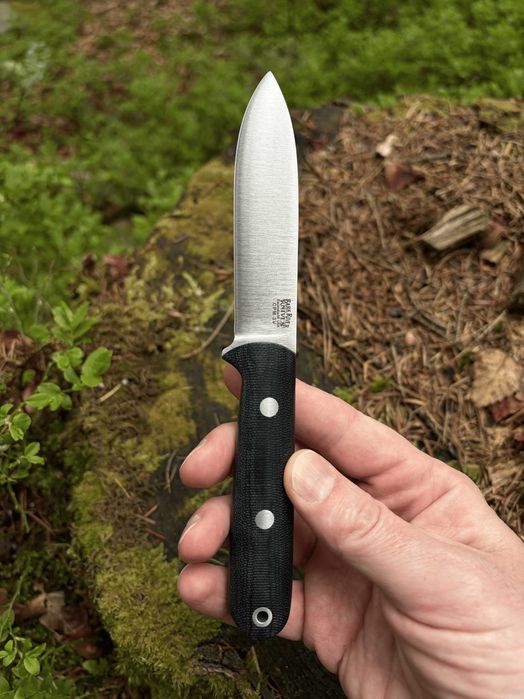 Bark River Mini Kephart CPM 3V Чорна Матова Мікарта