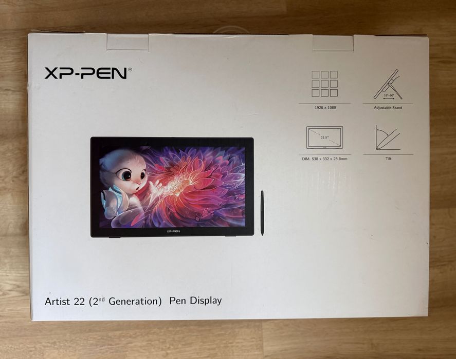 XP-Pen Artist 22 (2nd Generation) — графічний дисплей 21,5”