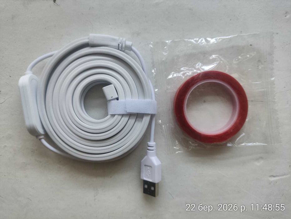 Світлодіодна стрічка USB DC 5V 1м
