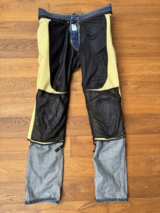 Jeansowe spodnie motocyklowe freestar