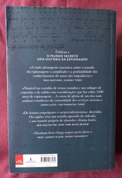 O Mundo Secreto; Uma História da Espionagem (1) - Christopher Andrew