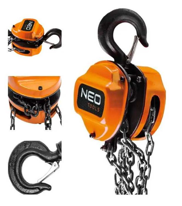 Ланцюгова таль ручна Neo Tools 2000 кг (2Т) / підйом 3 м