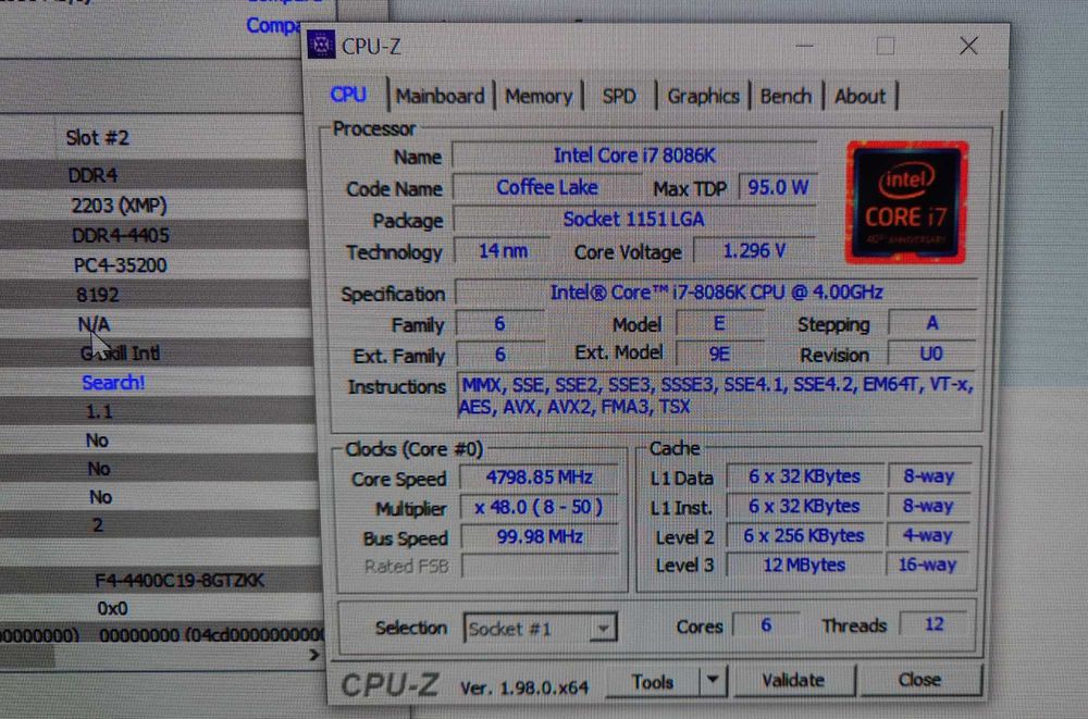 CORE I7-8086K 5Ghz, MSI RTX 4070 Ti Gaming X Trio White 12GB, 16GB