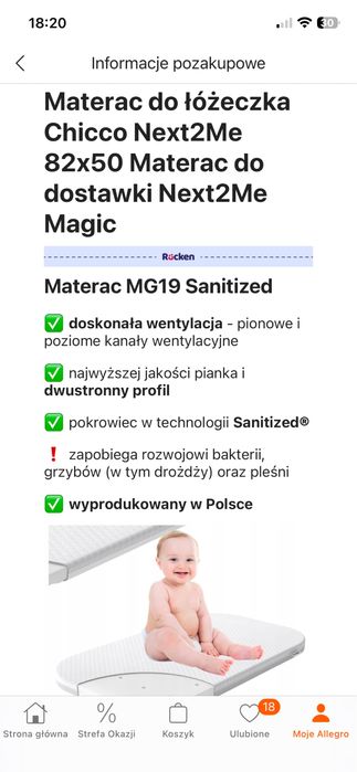 Lozeczko dostawe + dodatkowy materac