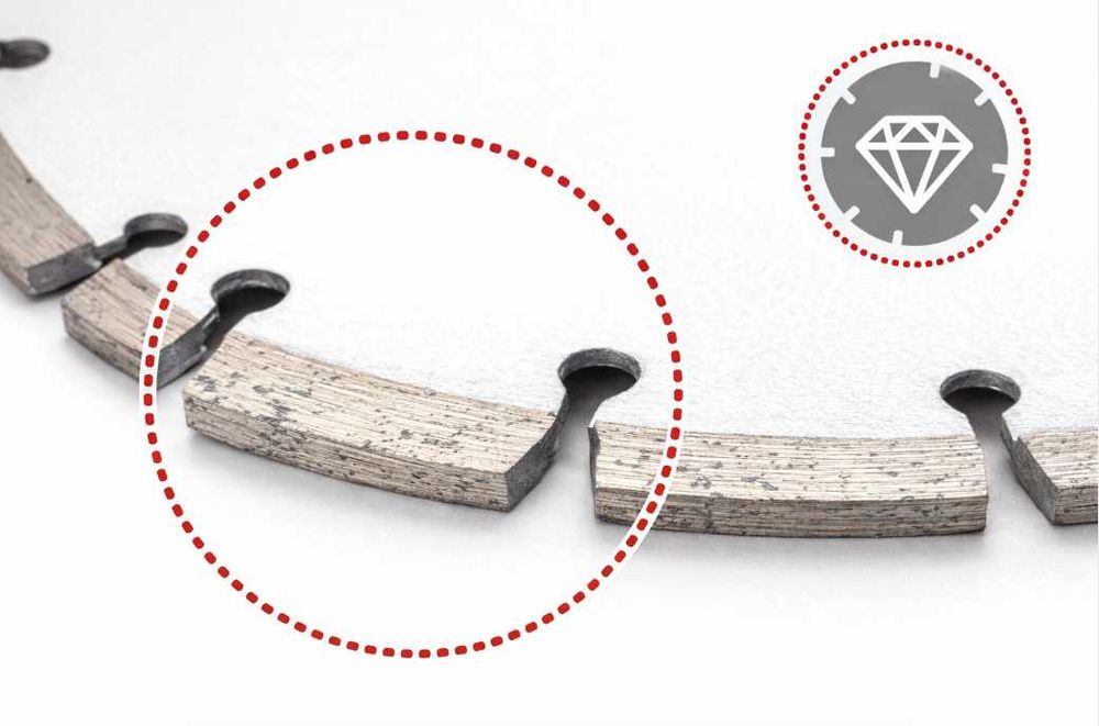Tarcza diamentowa 230 mm beton gres kostka segmentowa szlifierka