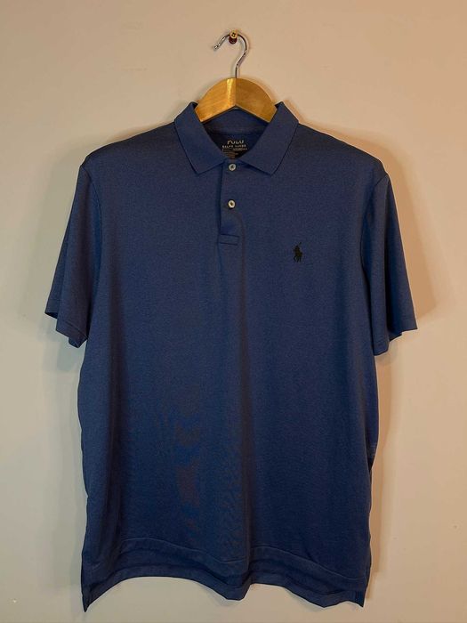 Koszulka polo Ralph Lauren niebieska z logiem L XL