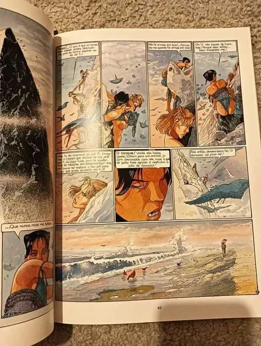 2 livros coleção Ciclo de Cyann, de F. Bourgeon e Lacroix*