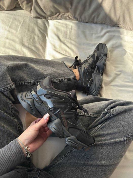 New Balance 9060 Black Cat (36-45) чоловічі-жіночі кросівки Нью Беланс
