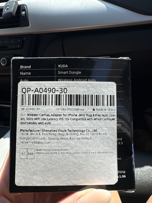 Adaptador Wirless carplay