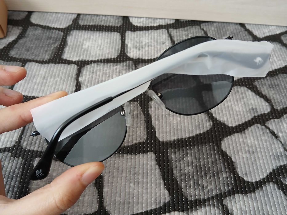 oculos de sol pretos humps optics armação metálica