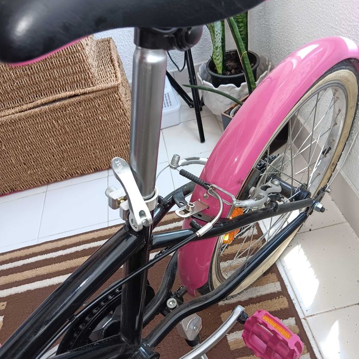 Bicicleta BTT criança côr BLACK&PINK dos 3 aos 12anos
