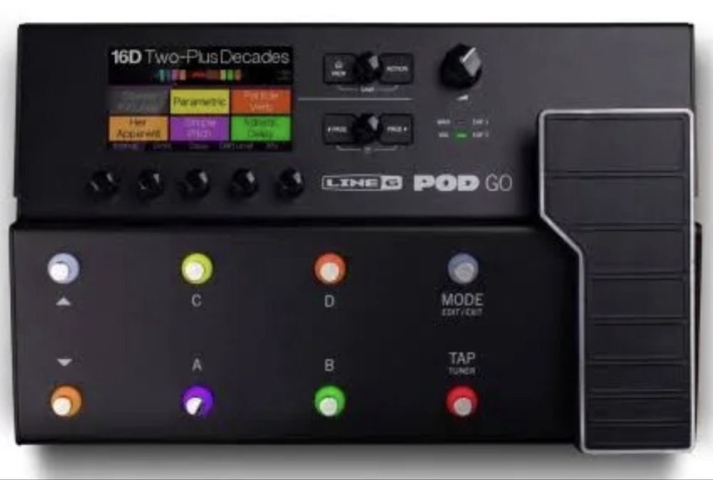 Pedaleira Efeitos Guitarra  Line 6 POD GO