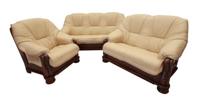 Zestaw 3+2+1 Skóra Naturalna Kolory do wyboru!