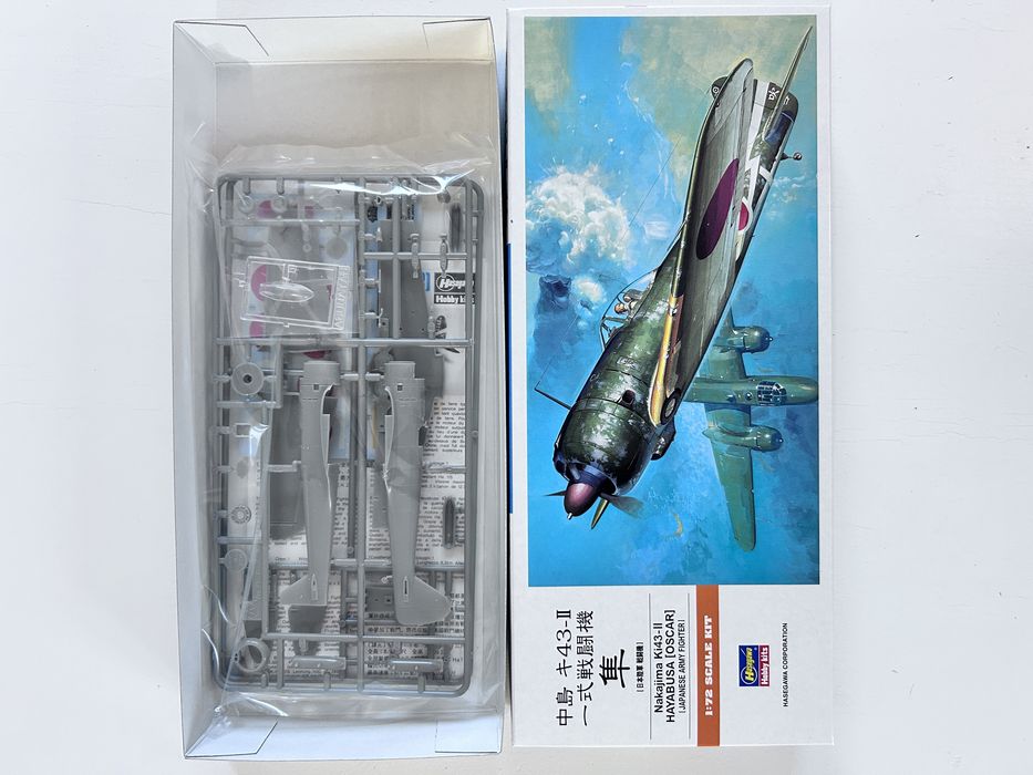 Samolot Nakajima Ki43 model do sklejania Hasegawa 00131