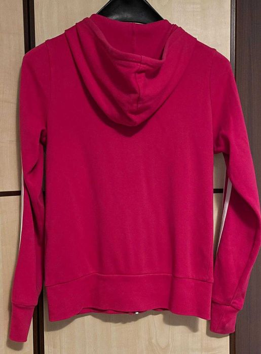 Bluza damska Adidas na zamek, z kapturem.