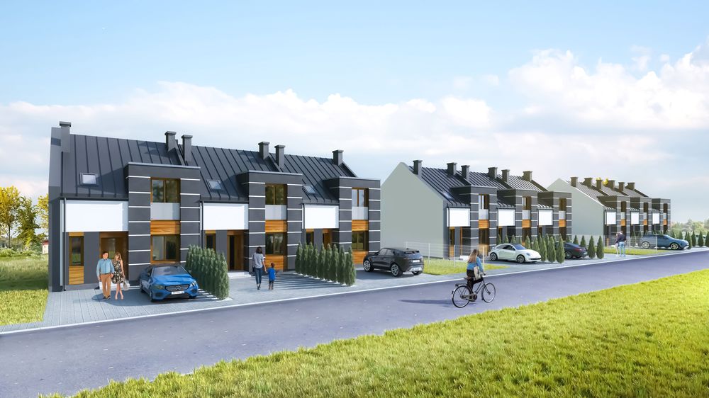 Dom 100m2 z działką Jarocin Lawendowa Aleja etap C1-C3