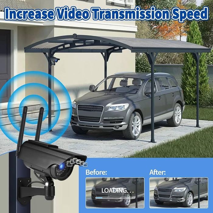 Bingfu Antena WiFi dwuzakresowa kamera  3dBi, 4szt