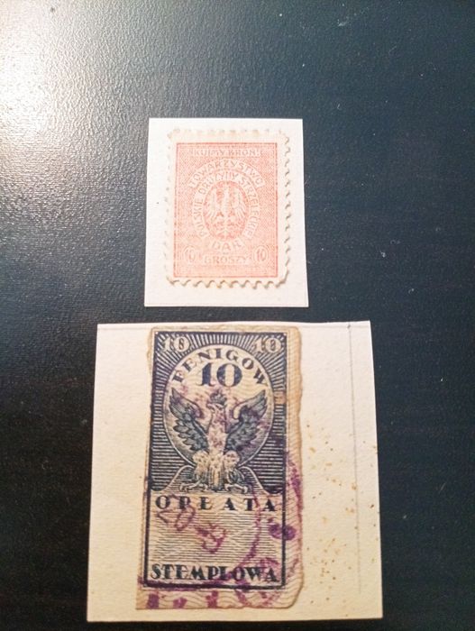 Selos antigos polonia 1918 a 1924 Poland	Em excelente estado