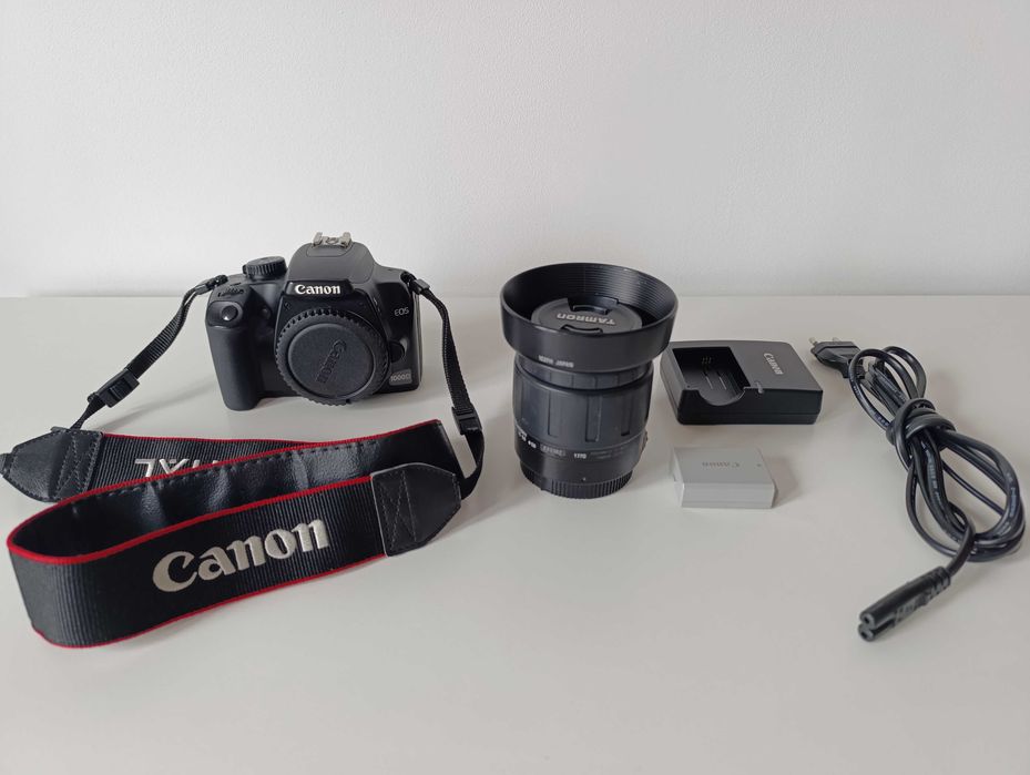 Canon EOS 1000D + Tamron 28-80 mm + dodatkowa bateria | Mały przebieg 2846 zdjęć