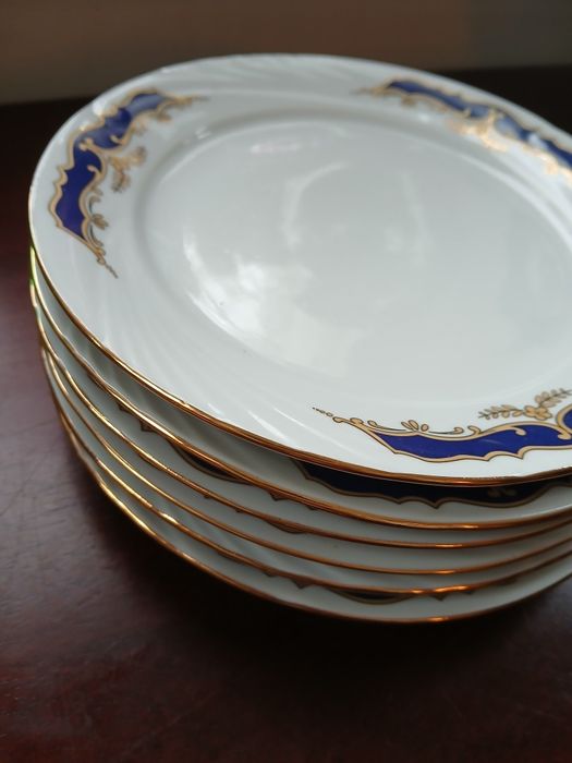 Niemieckie talerze śniadaniowe 6 sztuk komplet