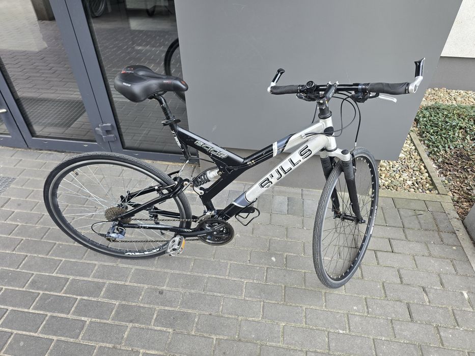 Rower BULLS 8009 – amortyzacja przód + tył, Shimano Deore LX