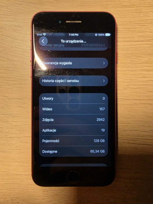 iPhone SE (2 gen 2020) 128gb RED