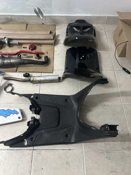 Peças para dt lc, aerox e bws.