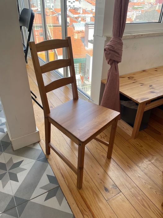 cadeira madeira ikea jokkmokk