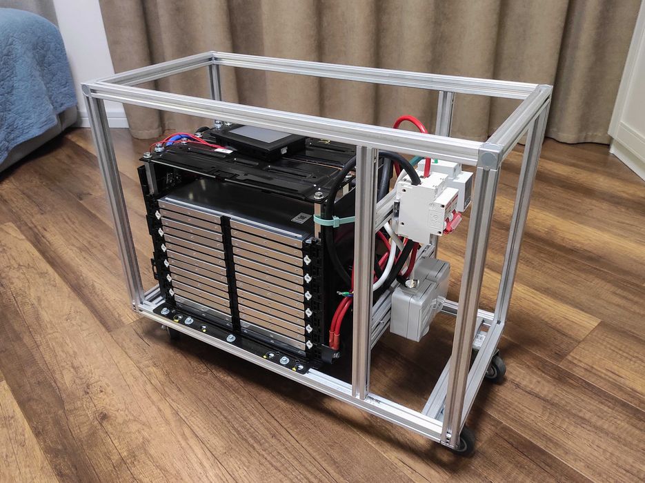 Збірка 24V 5.5 кВт/г NMC (Hyundai Kona) + BMS + Балансир + Екран