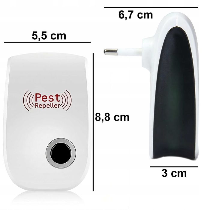 Odstraszacz Komarów Gryzoni Owadów Myszy Zwierząt Insektów Do Gniazdka