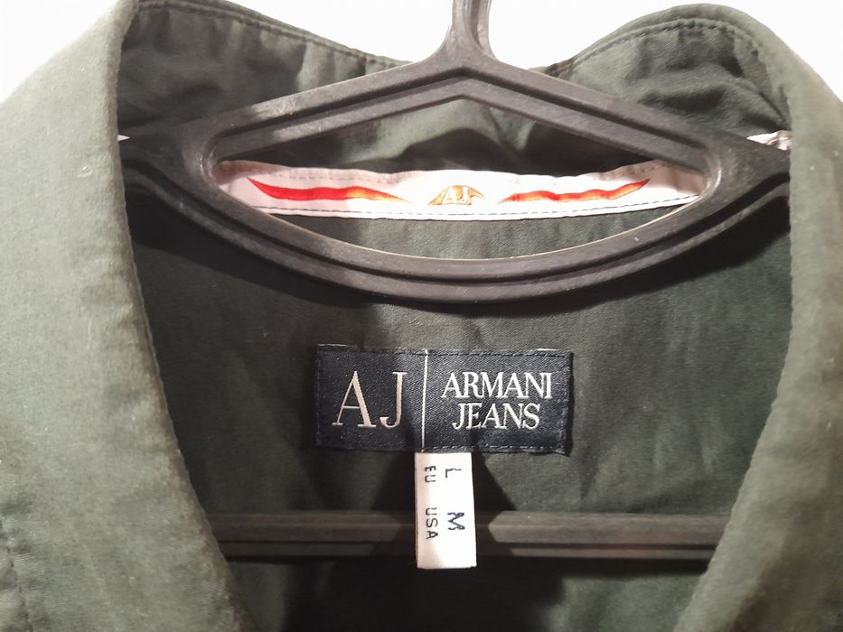 Armani Jeans оригінальна зелена чоловіча сорочка L бавовна