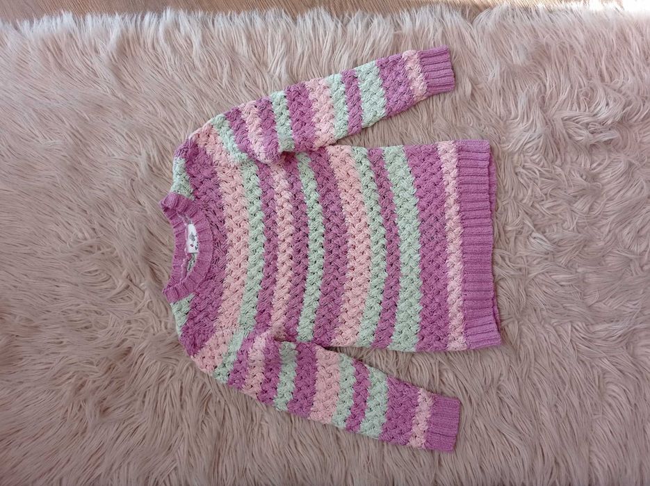 Sweter dla dziewczynki 104/110