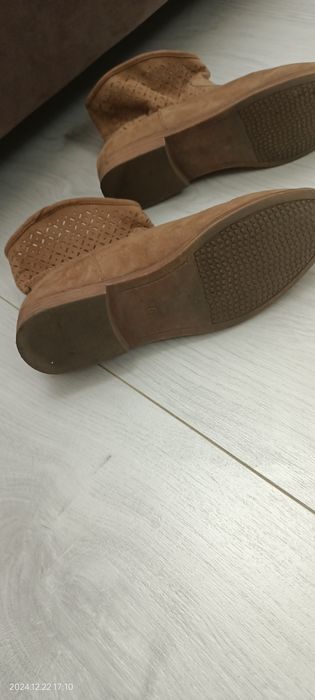 Ботинки женские ЭКО замша