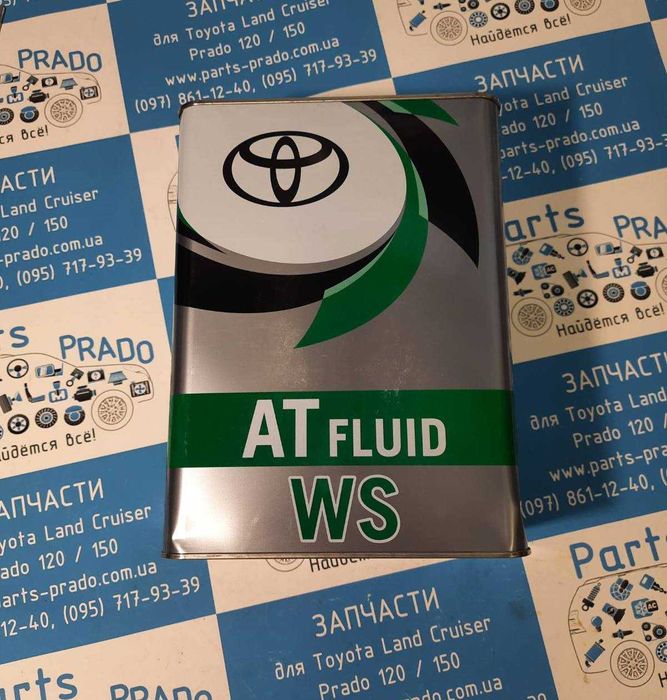 ОРИГІНАЛ Масло трансмісійне TOYOTA ATF WS в АКПП 4 літри Японія